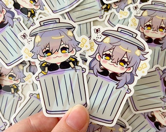 Honkai Star Rail Trash Panda Stickers: Stelle & Caelus - Waterproof Vinyl