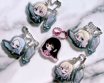 Claymore Mini Keychains - Clare, Teresa, Irene, Galatea, Riful of the West