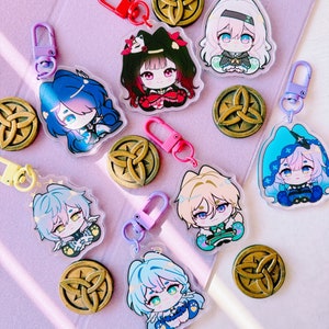 Honkai Star Rail HSR Penacony - Charms: Acheron, Aventurine, Boothill, Dr. Ratio, Sparkle, Black Swan, Misha, Robin, Sunday