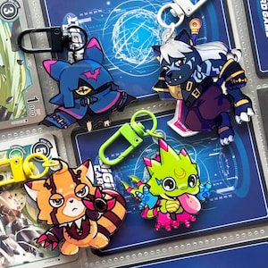 Digimon Beatbreak Keychain - Borderless Acrylic Digital Monster charm