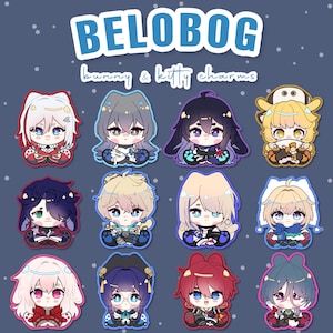 Pendentifs étoilés Honkai - Dan Heng, Kafka, Jing Yuan, Sampo, Pom Pom, Seele, Bronya, Himeko, Silver Wolf, Tingyun, Stelle, Caelus, 7 mars