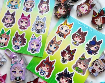 Uma Musume Stickers - Umamusume: Pretty Derby Anime Horse Girl Sticker Sheet
