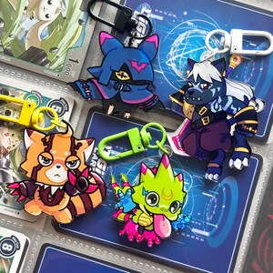 Digimon Beatbreak Keychain - Borderless Acrylic Digital Monster charm image 3