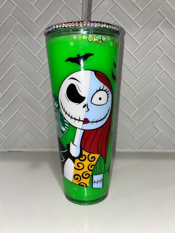 Starbucks Nightmare Before Christmas Globe Tumbler Glow in the Etsy