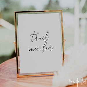 Trail Mix Bar Sign, Build Your Own Trail Mix, Trail Mix Sign, Favors Table, Party Decor Sign, Wedding Decor Sign, Wedding Favors Sign,