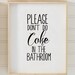 Funny Bathroom Prints ,set of 4 Bathroom Sign,funny Bathroom Signs ...