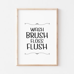 Set of 4 Bathroom Sign, Funny Bathroom Signs,funny Bathroom Prints ...
