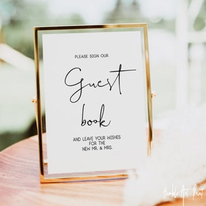 Wedding Guest Book Sign, Please Sign Our Guest Book, Printable Wedding Guest Book Signs, Wedding Signs, Table Signs, Wedding Guestbook Sign