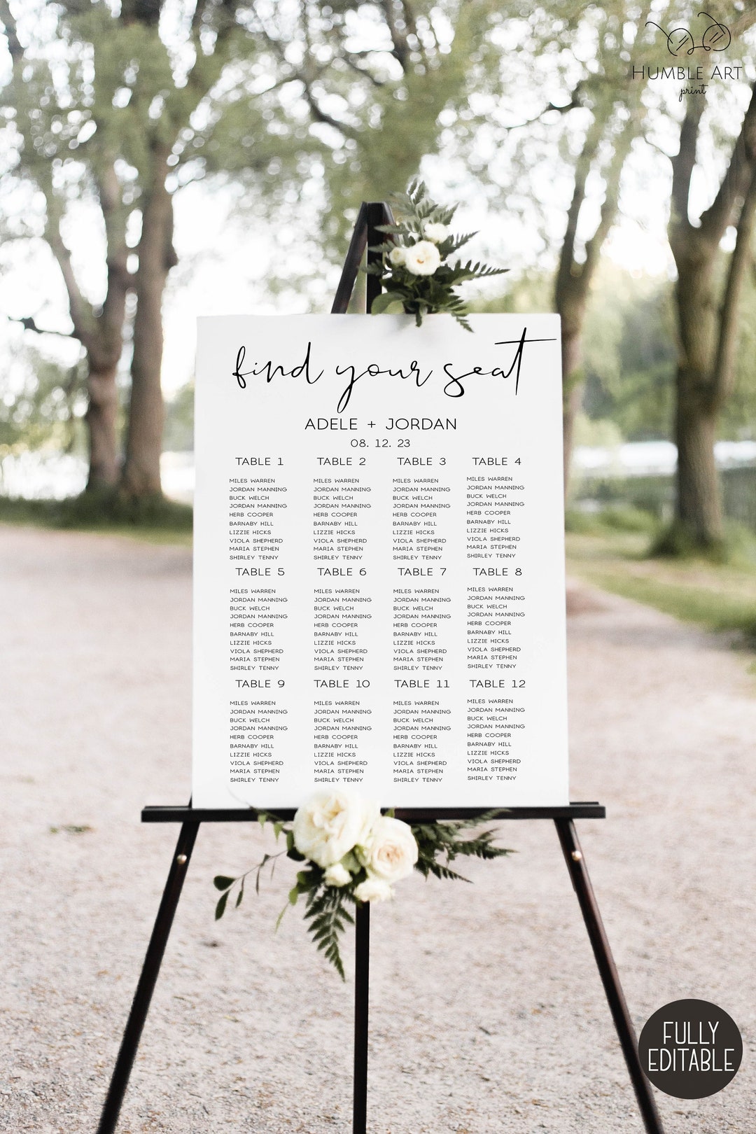 Seating Chart Template Table Seating Chart Take a Seat Wedding Sign Seating Chart Template Table Seating Chart Take a Seat Wedding Sign