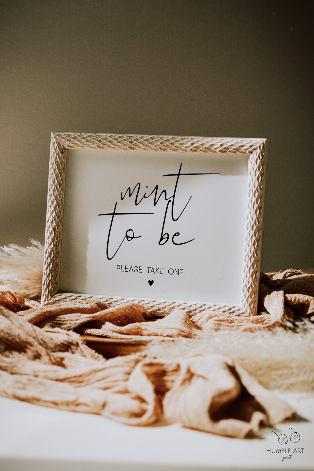 Mint to Be Wedding Sign,please Take One, Favors Sign, Mint to Be Favors ...