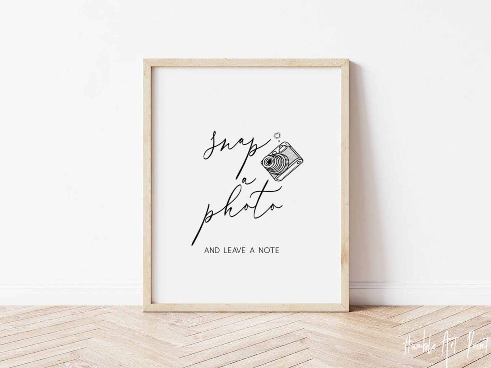 Snap A Photo and Leave A Note, Photo Guestbook Sign, Wedding Guestbook ...