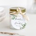 Round Favor Tag Template, Gift Tags, Minimalist Favor Tags Template ...
