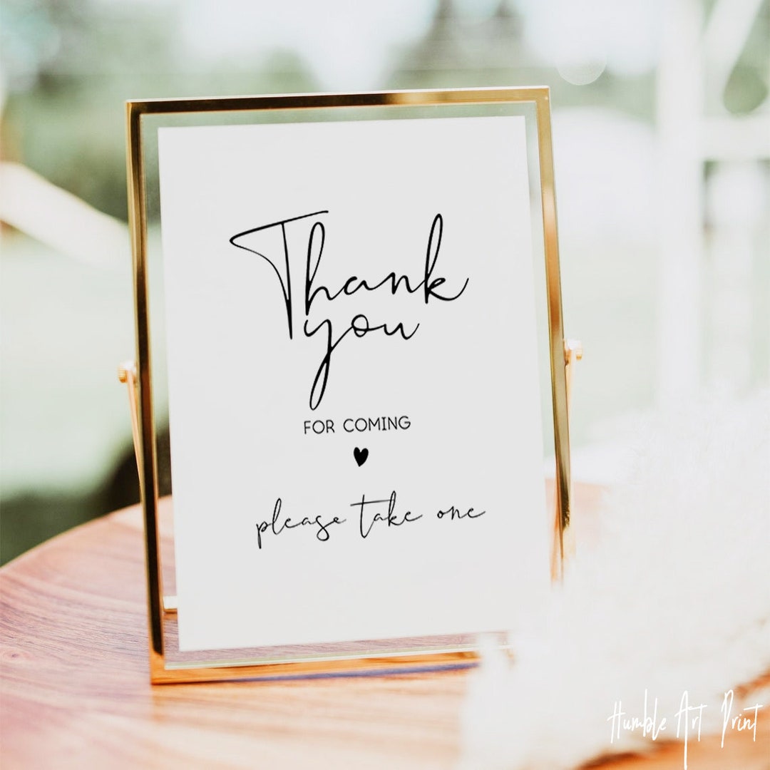 Danke für das Kommen Zeichen minimalistisches Etsy.de