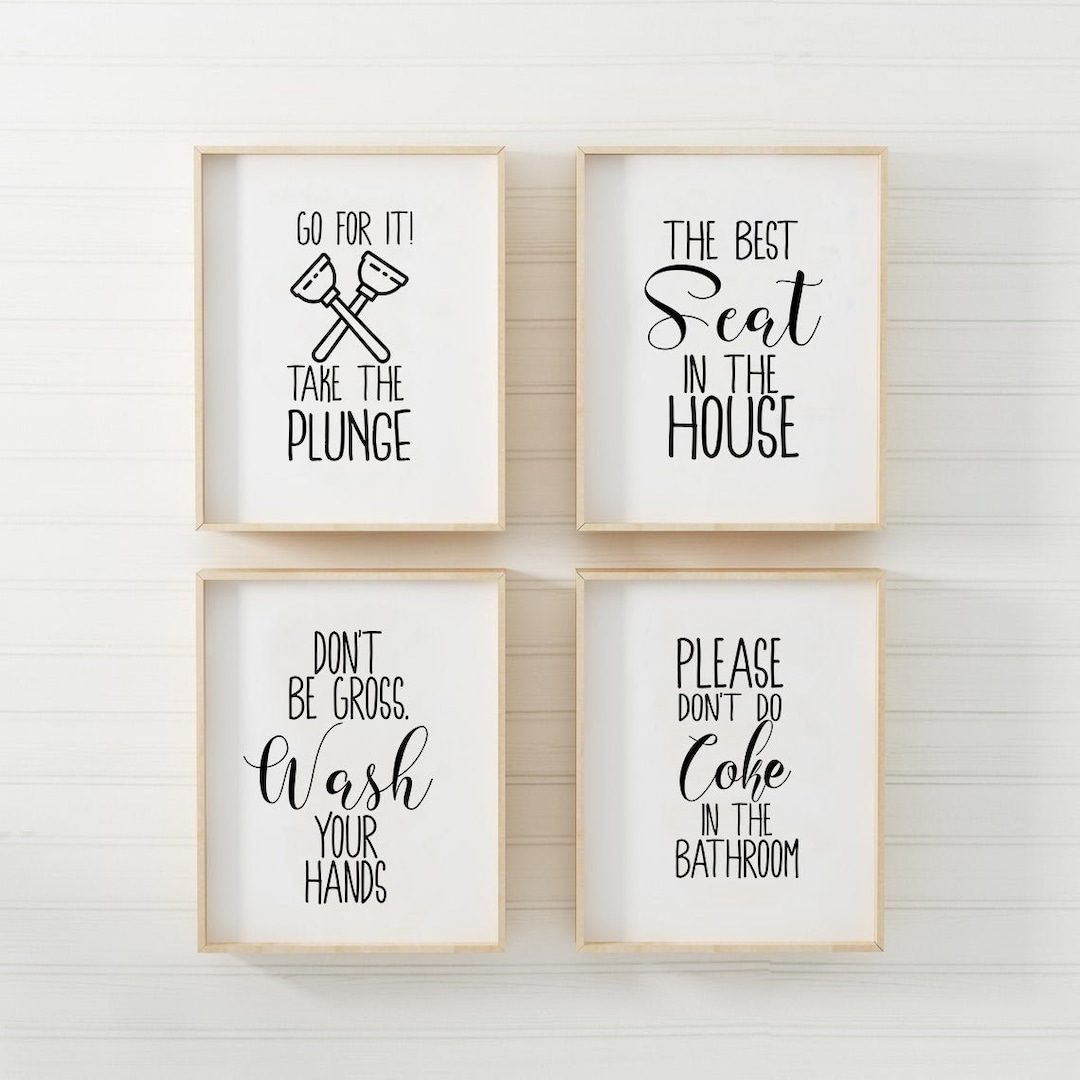 Lustige Badezimmer Bilder:  Bring Your Bathroom to Life with Fun Drawings!