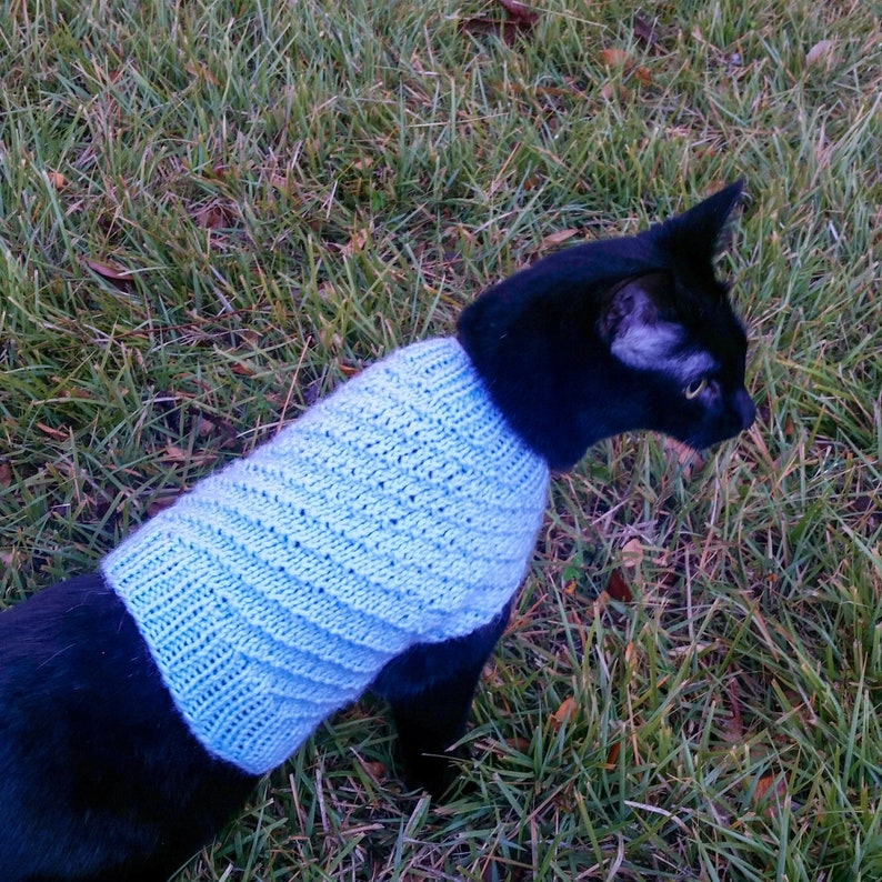 Pet Sweater Hand Knit Pet Sweater Cat Sweater Dog Sweater Etsy