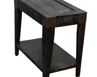 very narrow end table graffiti solid wood rustic distressed side table narrow end table new york end table etsy very narrow end table graffiti solid wood rustic distressed side table narrow end table new york end table etsy