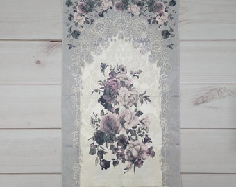 Child size - Grey Floral prayer mat