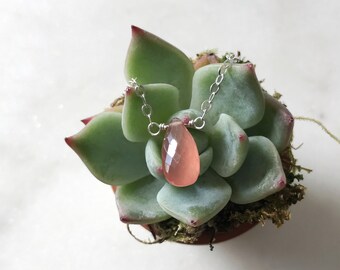 Rhodochrosite Necklace, Pregnancy Protection, Pregnancy Gift, Healing Stones, Fertility Jewelry, Love and Intimacy, Stones for Fertility