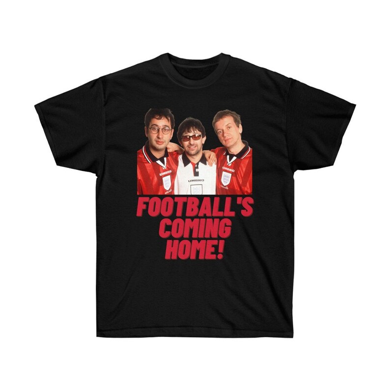 Footballs Coming Home Three Lions Song Unisex Tshirt Etsy
