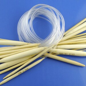 Short bamboo circular needles
