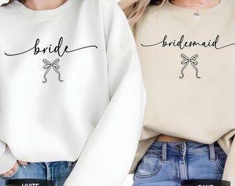 Traje de despedida de soltera, jersey de cuello redondo a juego para dama de honor, sudadera personalizada, sudadera con capucha para fiesta nupcial
