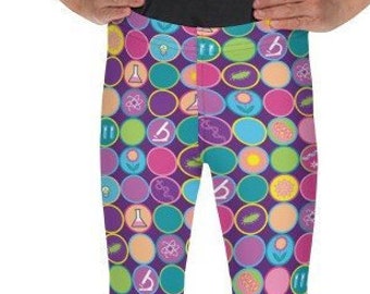 CIENCIA Niños pequeños a juego leggings / Colorido / STEM / Científico / Biología / Química / Juego de emparejamiento / 2T 3T 4T 5T 6 6X 7