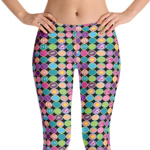 CIENCIA Leggings de mujer/ Colorido/ STEM/ Científico/ Biología/ Química/ Biotecnología/ Biotecnología/ Farmacéutica/ Médico/ Médico