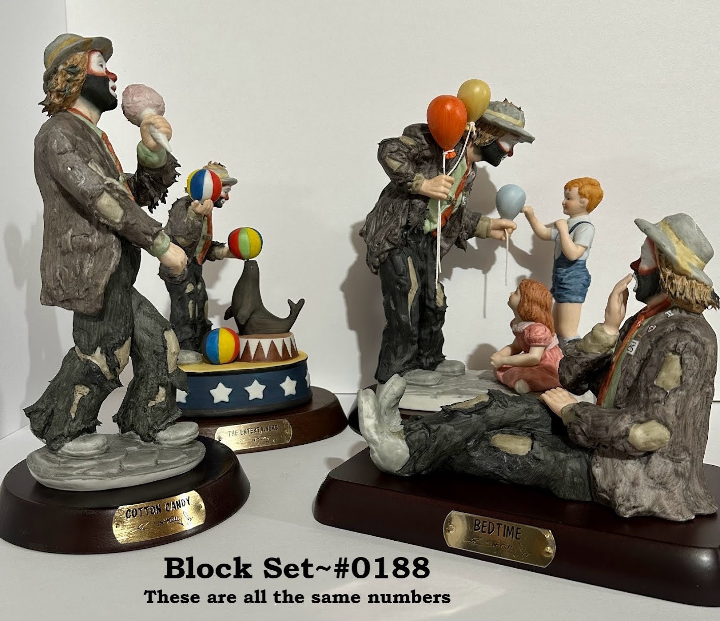 EMMETT KELLY Jr.~ Clown Figurine Collection ~ Flambro - Etsy