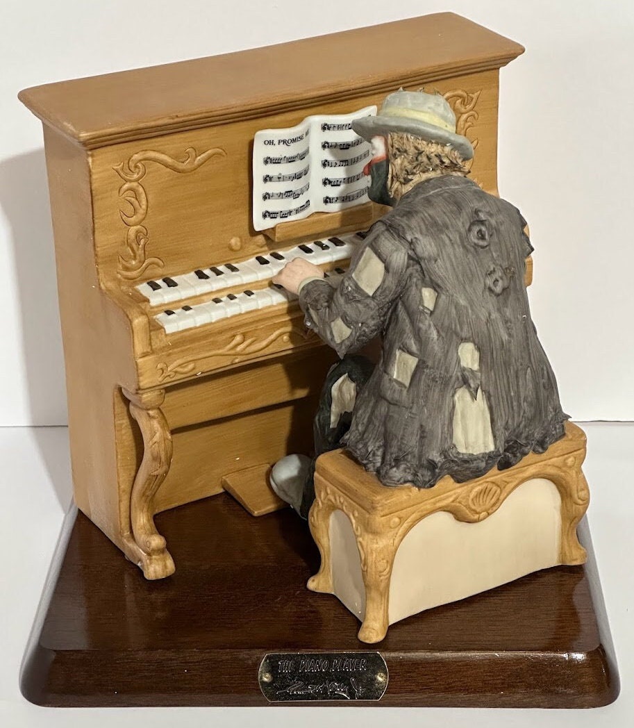 エメット　ケリー　オルゴール人形　ベンチ　ピエロ　Emmett Kelly Jr エメット ケリー オルゴール人形 ベンチ ピエロ Emmett Kelly Jr