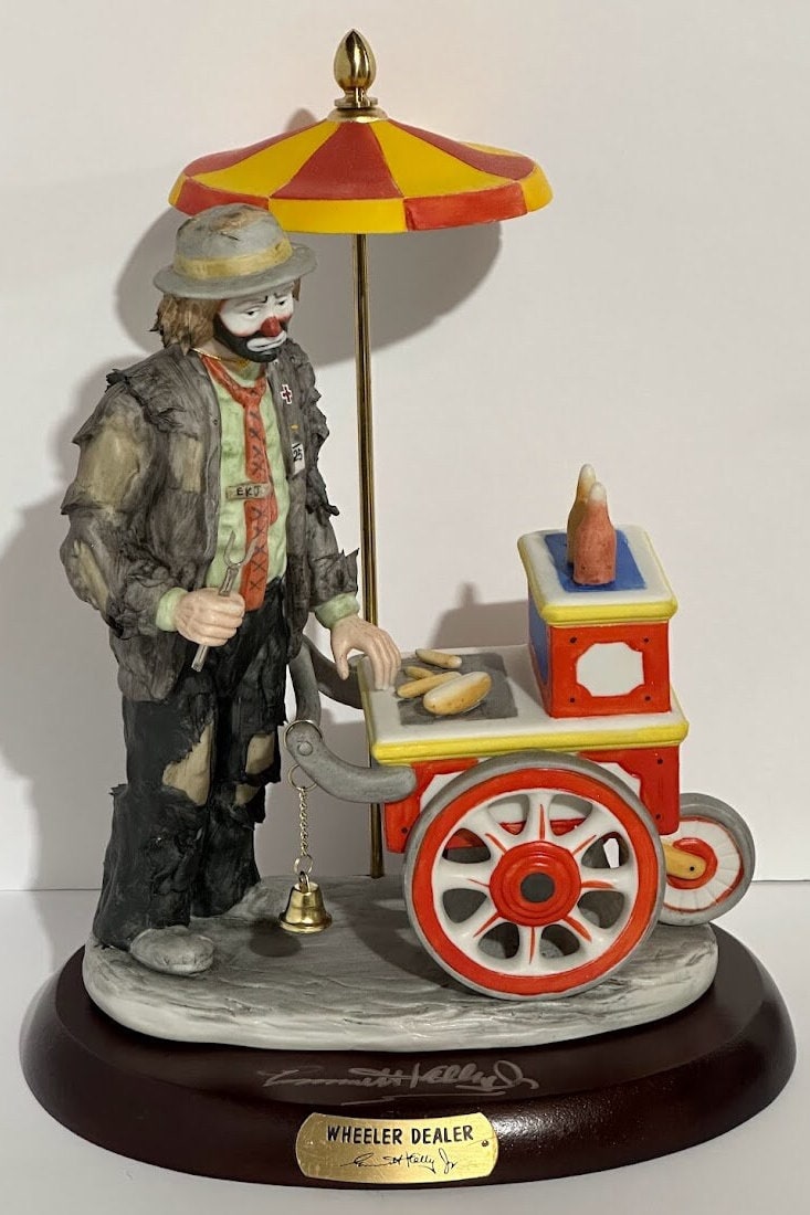EMMETT KELLY JR.　エメット ケリー JR.　道化師人形 Signed Emmett Kelly Jr.: The Vigilante - Clown FIgurine