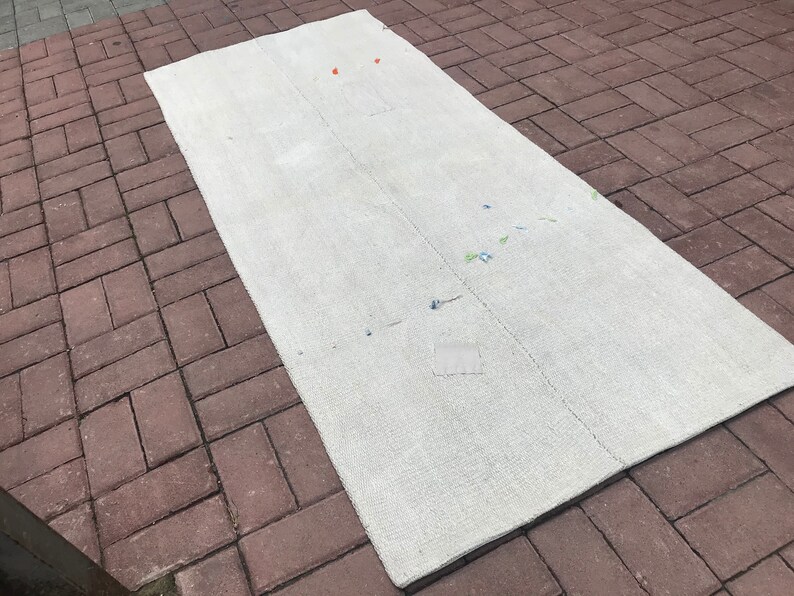 196x84 cm. Hand Made Rug Natural Rug 2/'7x6/'4 Hemp Runner Rug Vintage Runner Decorative Rug Hemp Runner Turk\u0131sh Rug Kilim Rug