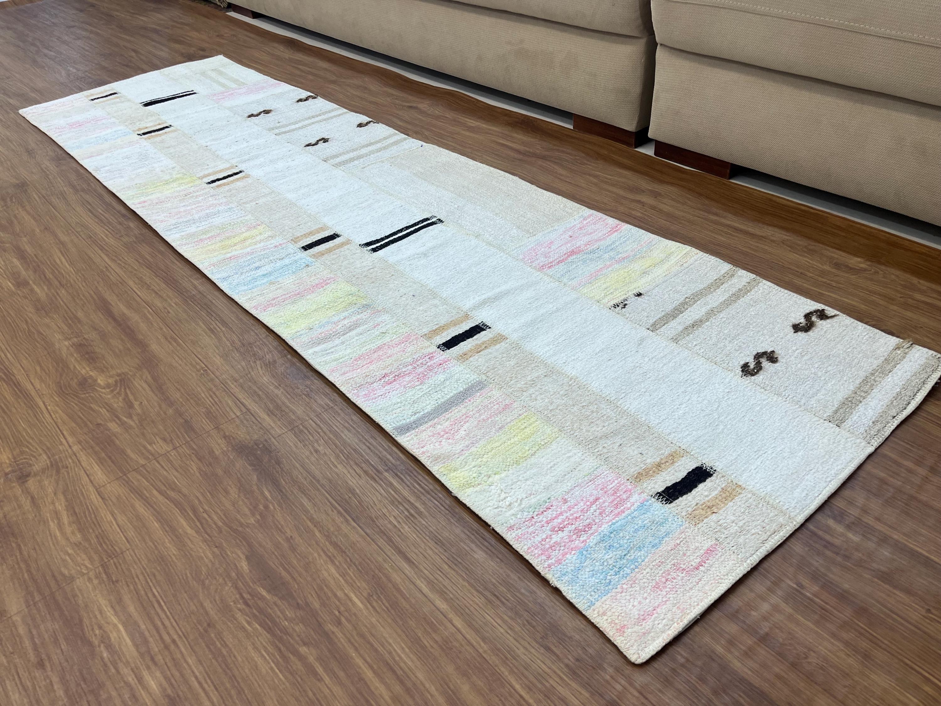 ヴィンテージ トルコ麻キリム ランナーラグ：2x7 廊下用ラグ - Etsy 日本