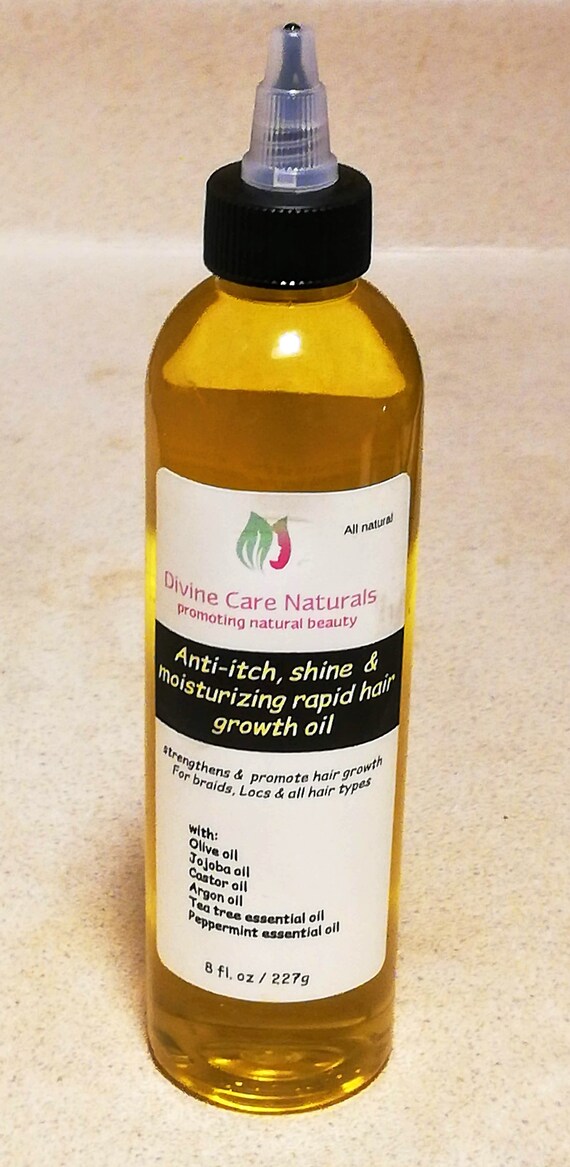 Hair Growth Oil Curly Hair Products Organic Hair Care Etsy
