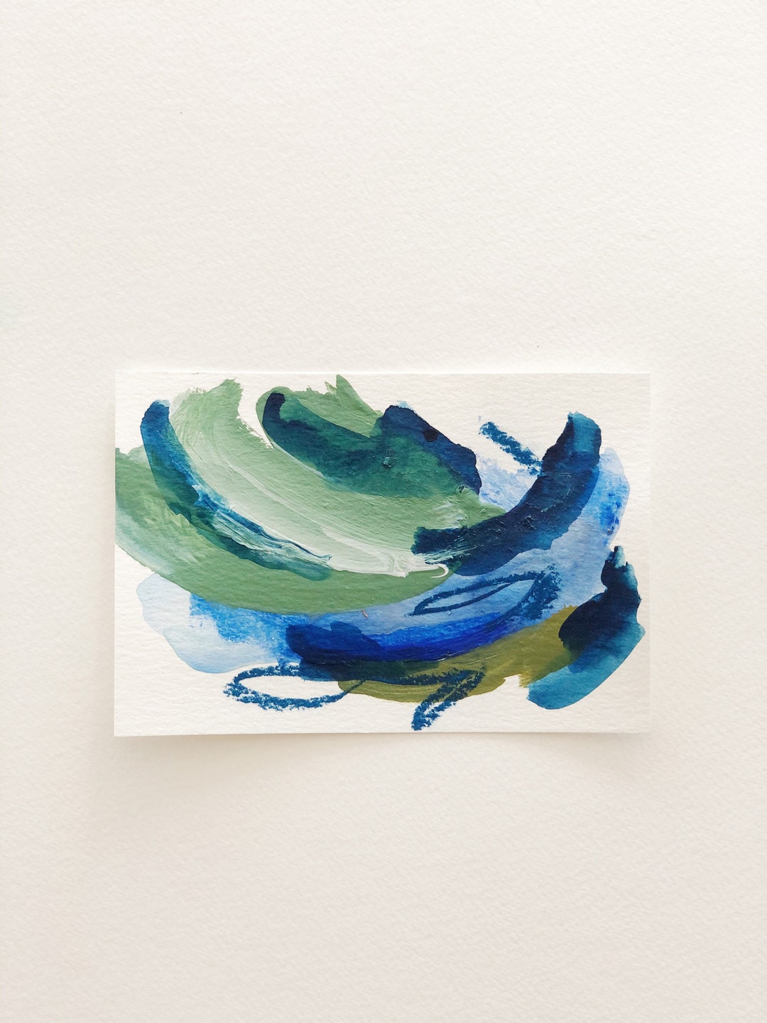 Swell Abstract Art Mixed Media - Etsy