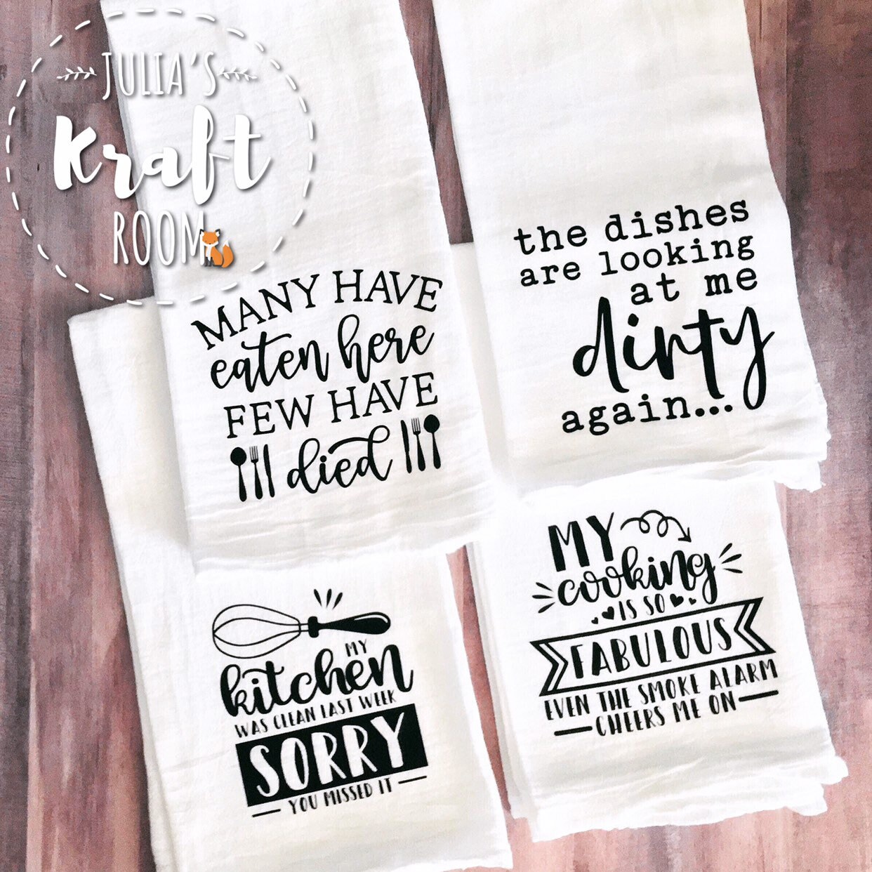 Kitchen Tea Towels | Humorous Kitchen Tea Towels | Kitchen Gift