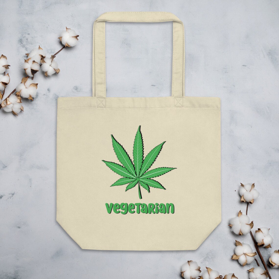 Vegetarian Eco Tote Bag Etsy
