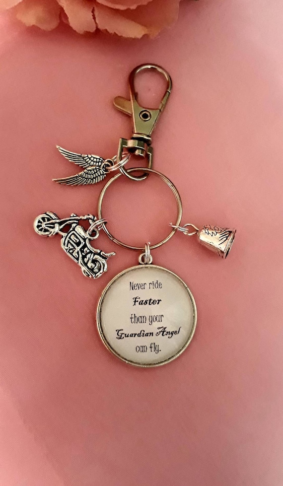 Personalised Vintage Café Racer Motorcycle Keyring - Choose Design - Foto 3