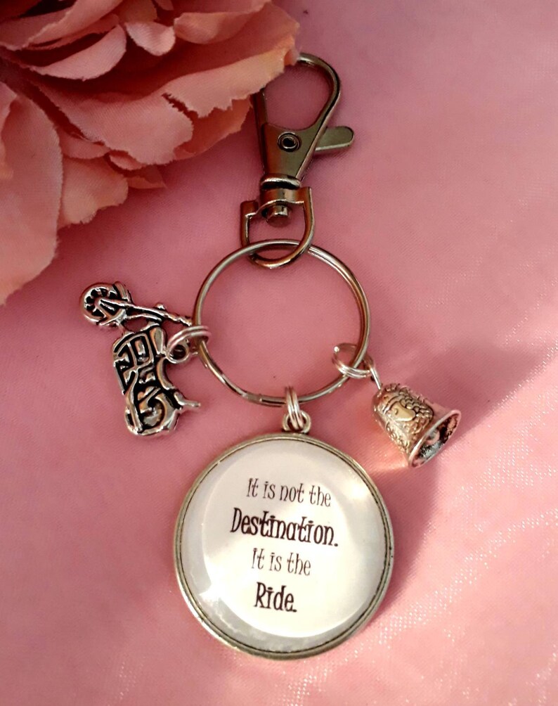 Motorbike Keyring Motorcycle Keychain Biker Guardian Angel Etsy UK