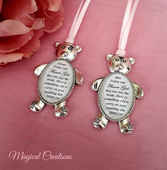 flower girl keepsake charm