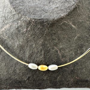 Choker with gold and silver