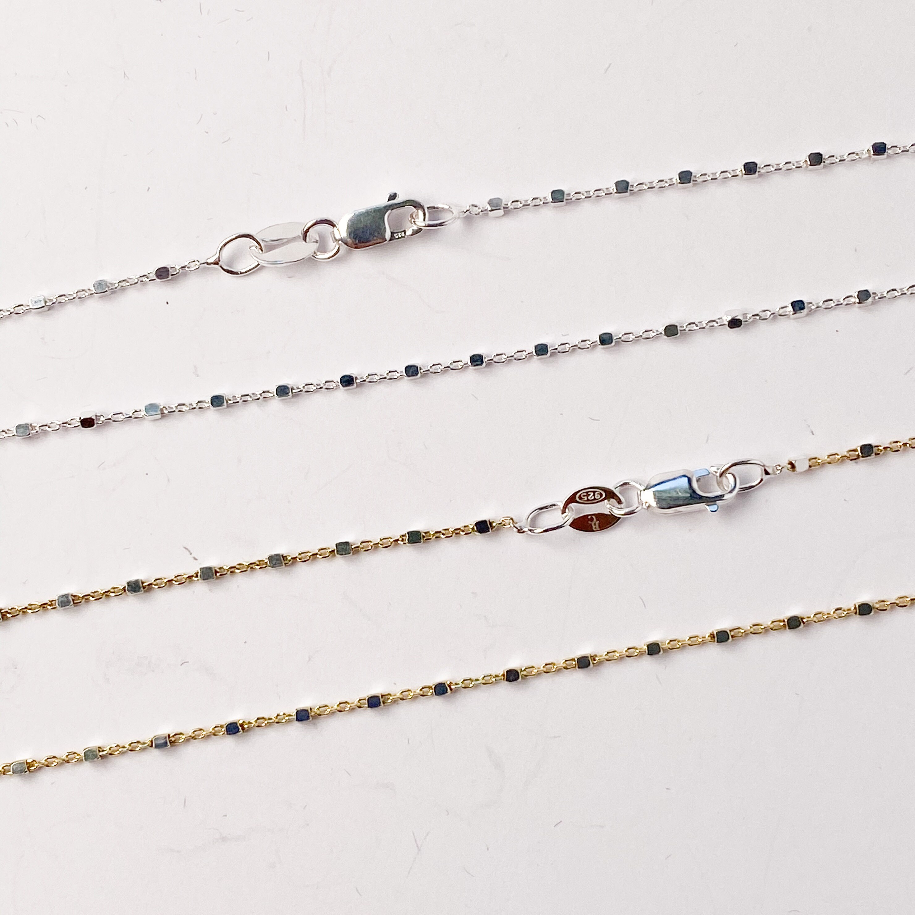 【CTHY】CHAIN NECKLACE (silver925/BICOLOR) 759703_J8400_8106_009_100_0000