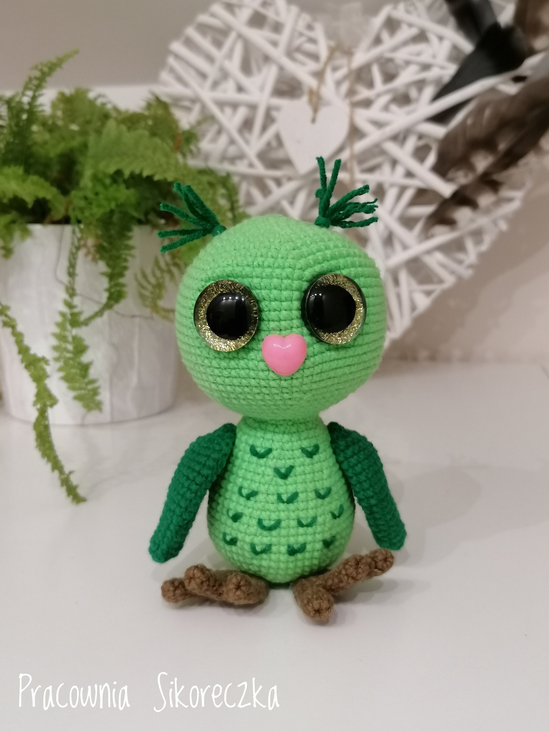 Crochet owl, handmade forest stuffed animals. Gifts idea