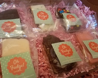 Assorted Fudge Sampler Box/Quarantine Gift/Birthday Gift/Graduation Gift/Thinking of you