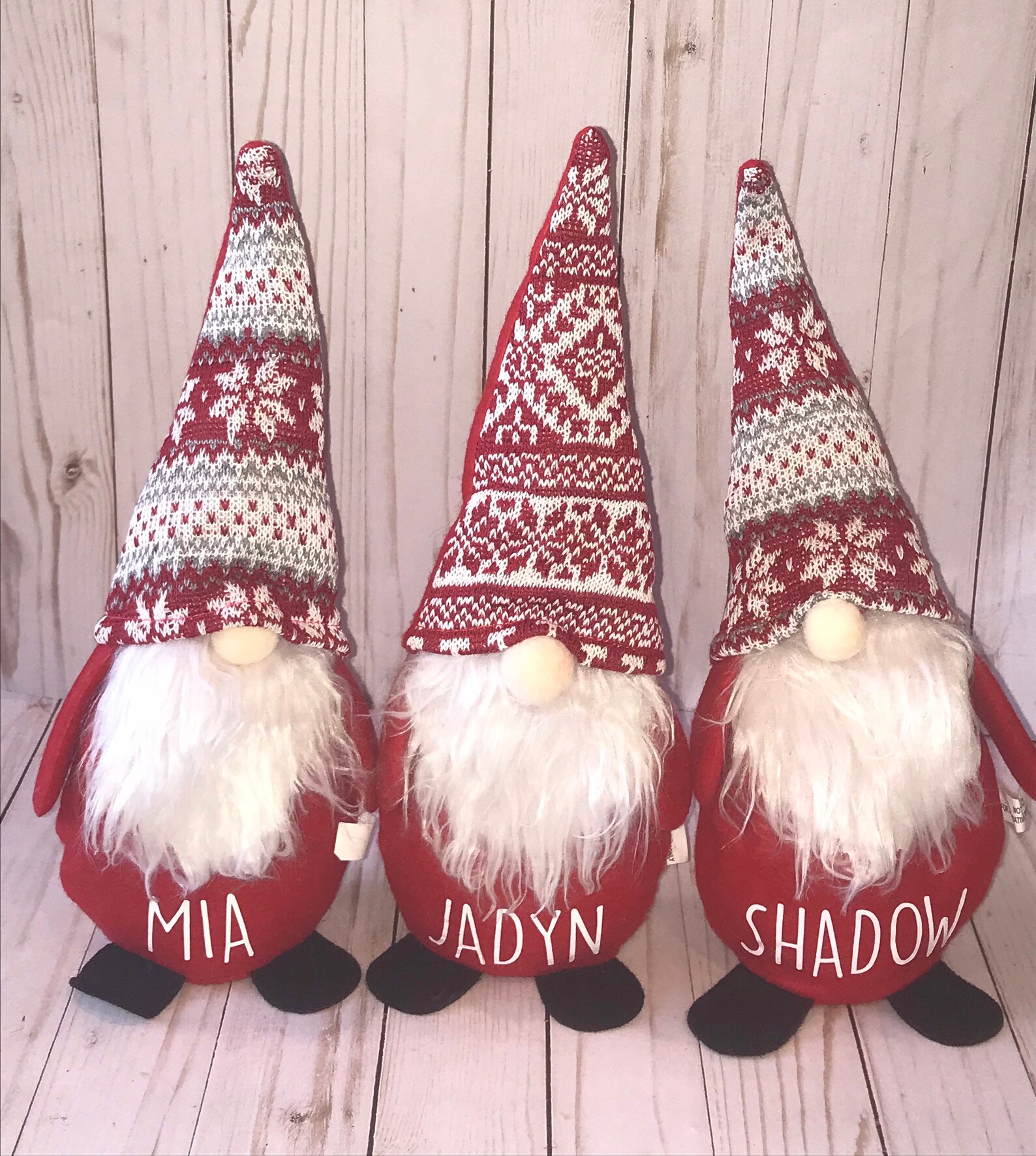 Personalized christmas gnomes family gnomes holiday gnomes Etsy