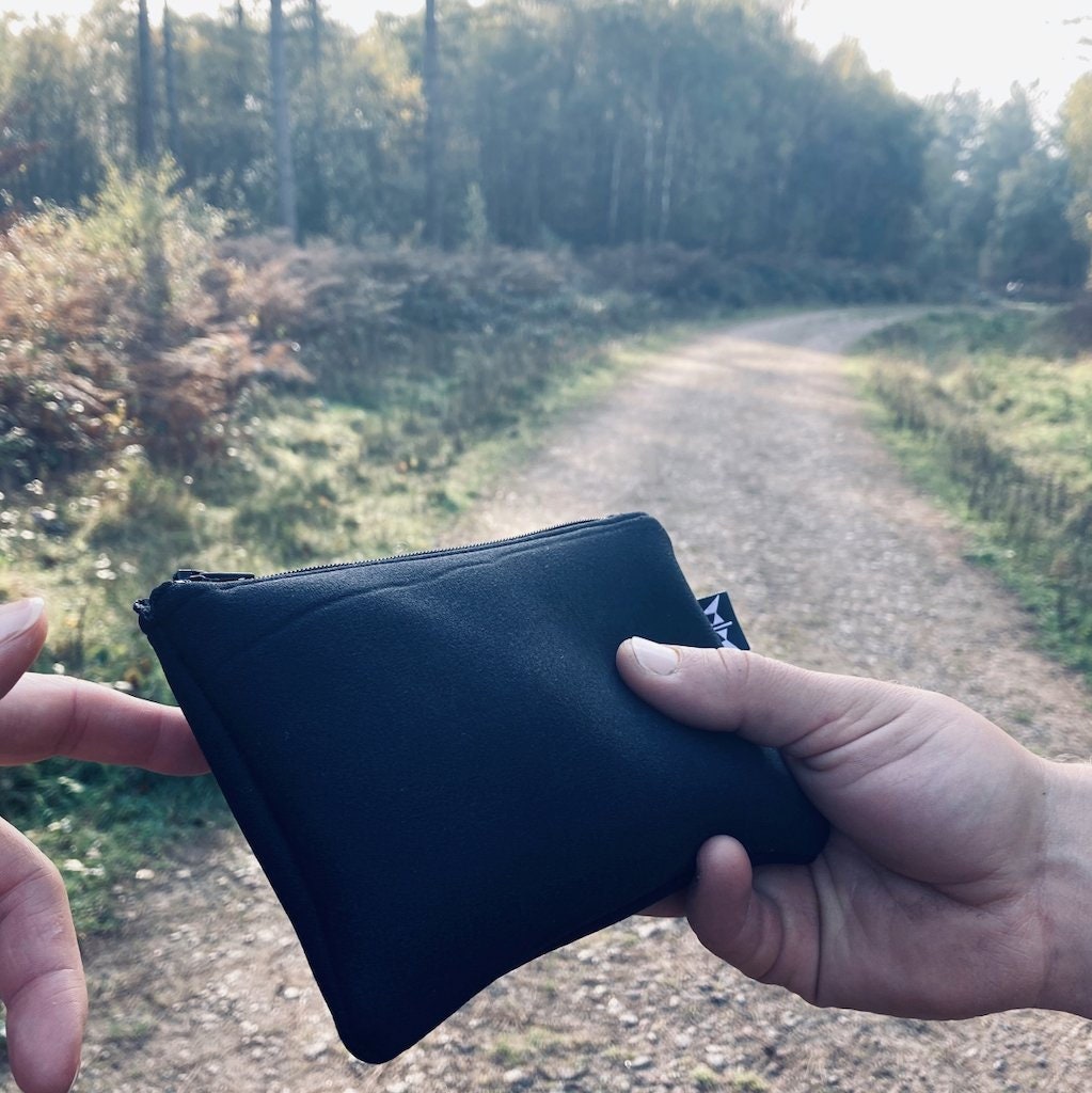Small neoprene zip pouch sale