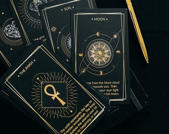 Baraja de Oráculo Indie, Cartas Intuitivas de Oráculo para Orientación, Autoreflexión y Crecimiento Personal, Baraja de Cartas para Lecturas Diarias