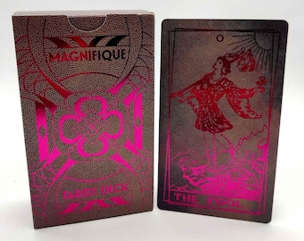 Tarot deck with guidebook, cute tarot deck, tarot deck for beginners, indie tarot deck, tarot card deck, tarot deck, pink tarot deck