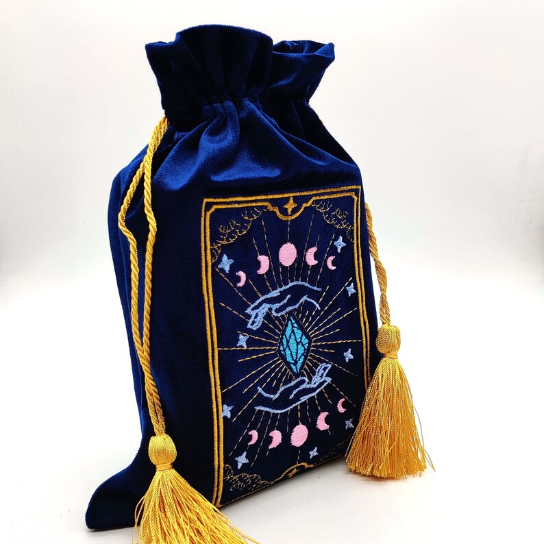 Velvet Tarot Bag Tarot Pouch Tarot Deck Bag Tarot Cards Bag Etsy