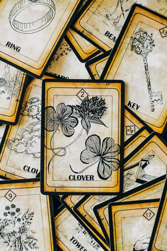 高質 Lenormand Magic Deck, Cards Fortune-telling and Divination アート・デザイン・音楽