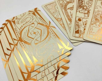 Miracle Tarot Deck for Beginners, Tarot Cards Deck with Meaning, Tarot Card Deck Gift for Women, Perfect Set of 78 Beginner Tarot Decks